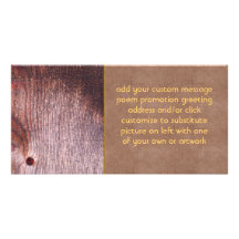 Wooden Panel Photo Cards