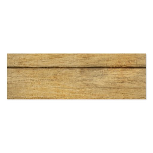 Wooden Panel Texture Business Card (front side)