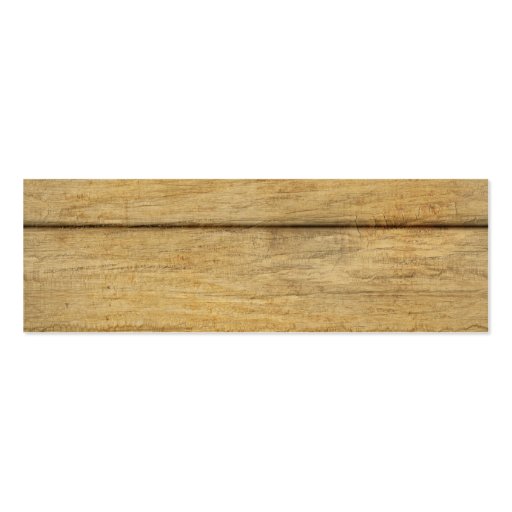 Wooden Panel Texture Business Card (back side)