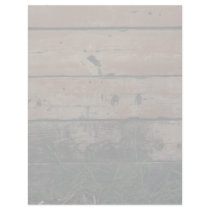 Wooden planks with algae grass  growing photograph customized letterhead