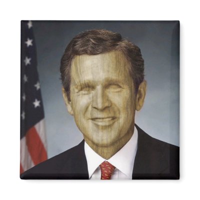 Wooden President Refrigerator Magnet by Photoshoppix