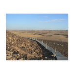 Wooden road leading to a hill peak post cards