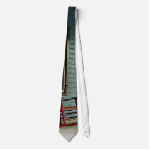 Wooden Rocking Chairs on Porch Necktie