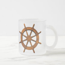 Wooden Ships Helm Mug