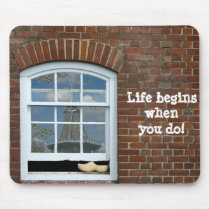 Wooden Shoe in window mousepads