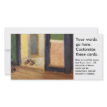 Wooden shoes Dutch art by impressionist Ancher Customized Photo Card