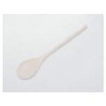 Wooden spoon for kitchen work personalized letterhead