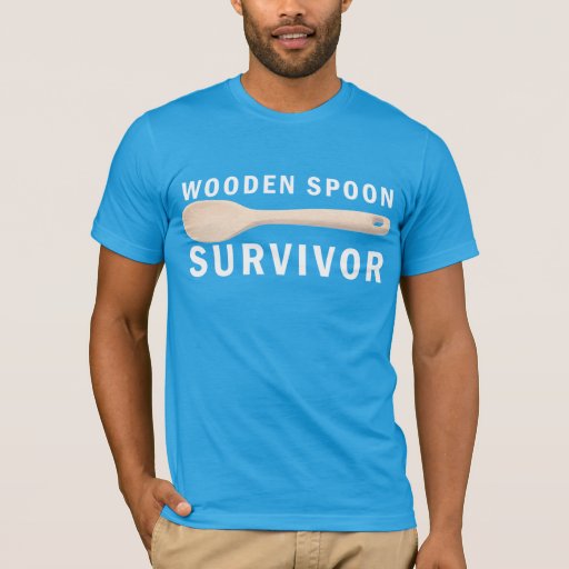 wooden spoon survivor t shirt