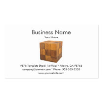 Wooden Toy Business Card Template
