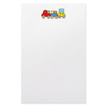 Wooden train with bricks stationery