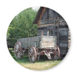 Wooden Wagon Magnet magnets
