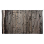 Wooden wall folio iPad case