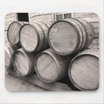 Wooden Whiskey Barrels mousepads by loraseverson Wooden Whiskey Barrels mousepads