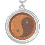 Wooden Yin Yang Necklace