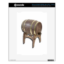 WoodenBarrelOnStand091612 copy.png Decal For The NOOK