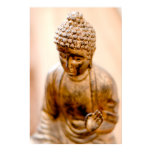 Woodgrain Buddha posters