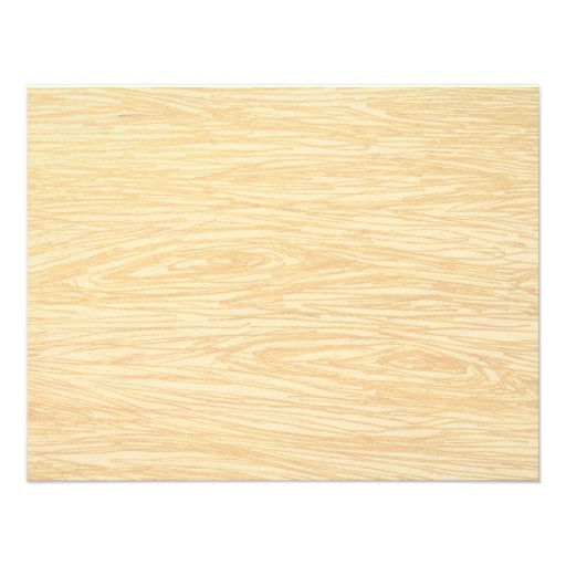 Woodgrain Response Card Custom Invites