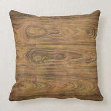 Woodgrain Rustic Country cowboyWedding Pillows