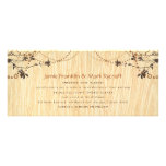 Woodgrain Tea Length Wedding Invitation