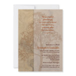 Woodgrain Tree Shadow Graduation Invitation