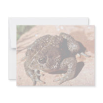 Woodhouse Toad Custom Invitations