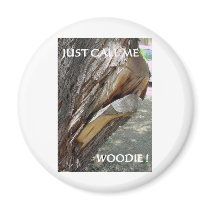 WOODIE 1 AND 2 REFRIGERATOR MAGNETS