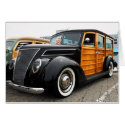woodie car cards