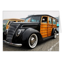 woodie car cards