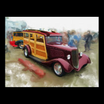 Woodie Car Show posters