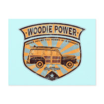 Woodie Wagon Post Card