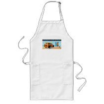 Woodies and Waves aprons by CollierGraphica Woodies and Waves aprons