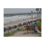 Woodies at the beach post cards