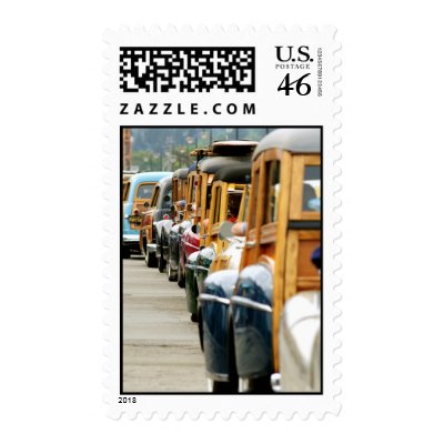 Woodies Lined up to go Home Stamp by NVigeant