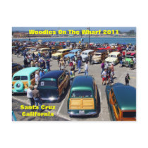 Woodies On The Wharf Santa Cruz 2011 Postcard