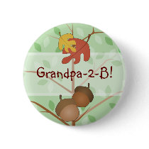Woodland Acorns Button