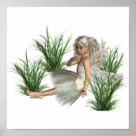 Woodland Angel Poster