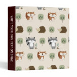 Woodland Animals Custom Avery Binder