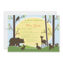 Woodland Baby Shower Invitation invitation