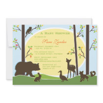 Woodland Baby Shower Invitation