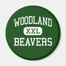 Woodland - Beavers - High - Woodland Washington Fridge Magnets