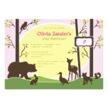 Woodland Birthday Party Invitation
