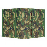 Woodland Camo Vinyl Binders