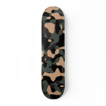 Woodland Camo Deck Skate Board