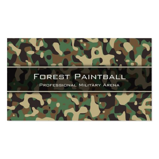 Woodland Camo, Flecktarn Camouflage Business Card Zazzle