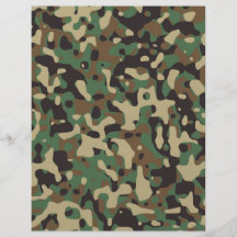Woodland Camo Flyer Design
