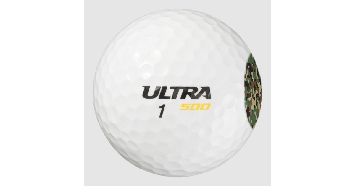 Woodland Camo Golf Balls | Zazzle