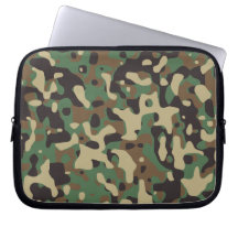 Woodland Camo Laptop Sleeve