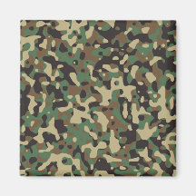 Woodland Camo Magnets