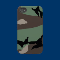 Woodland Camo Pattern iPhone Case casemate cases