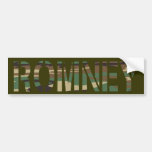 Woodland Camo Romney Bumper Sticker